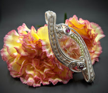 Load image into Gallery viewer, Carved crystal clear quartz pendant