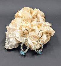 Load image into Gallery viewer, Sky Blue Apatite and Aquamarine Earrings