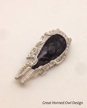 Load image into Gallery viewer, Picasso Jasper Cabochon Handwoven And Wire Wrapped In .999 Fine Silver