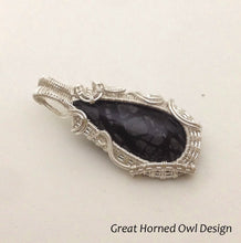 Load image into Gallery viewer, Picasso Jasper Cabochon Handwoven And Wire Wrapped In .999 Fine Silver