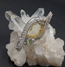 Load image into Gallery viewer, Faceted Sunshine Citrine wrapped in sterling silver
